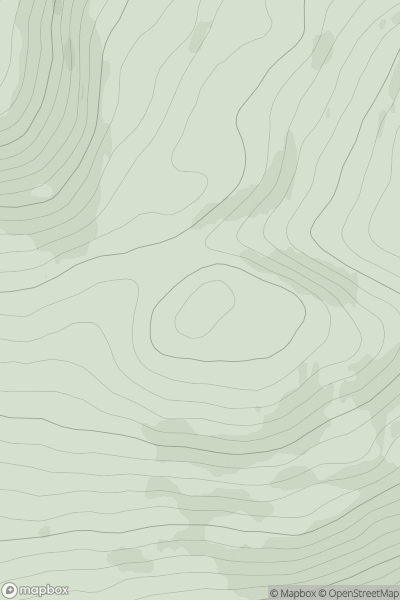 Thumbnail image for Carn an Sgoltaidh showing contour plot for surrounding peak