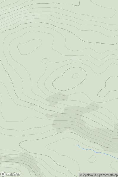 Thumbnail image for Carn Lochan Dubh nam Biast showing contour plot for surrounding peak