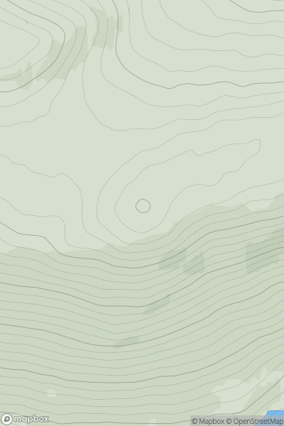 Thumbnail image for Maoile Choill-mhias showing contour plot for surrounding peak
