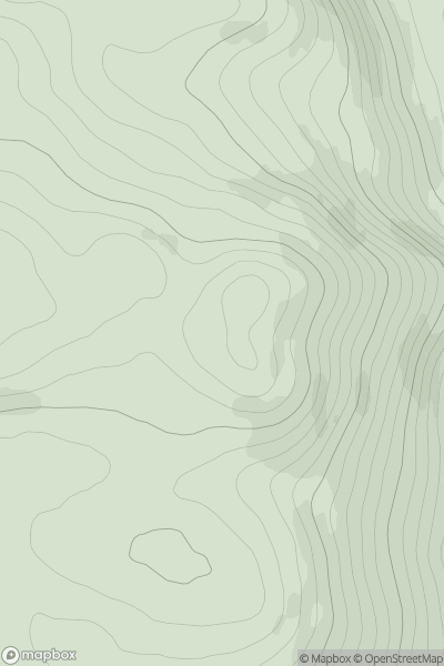 Thumbnail image for Creag Dhonn showing contour plot for surrounding peak
