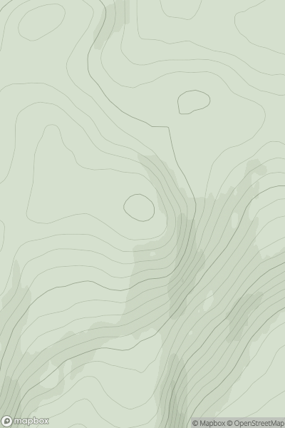 Thumbnail image for Beinn an Rubha Riabhaich showing contour plot for surrounding peak