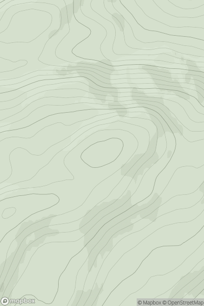 Thumbnail image for Carn a' Mhuilt East Top showing contour plot for surrounding peak