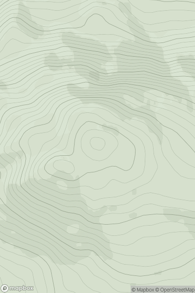 Thumbnail image for Carn na Sean-luibe East Top showing contour plot for surrounding peak