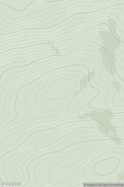Thumbnail image for Carn nam Barran showing contour plot for surrounding peak