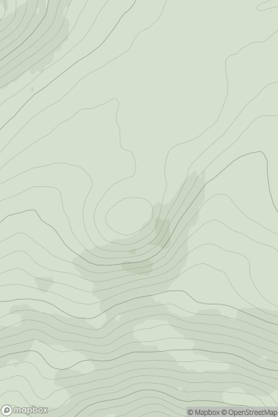 Thumbnail image for Carn na Toiteil showing contour plot for surrounding peak