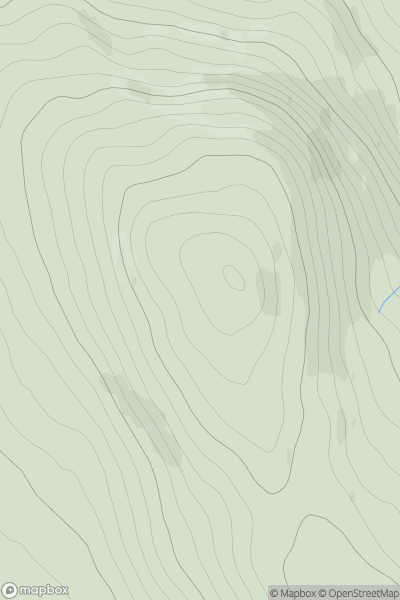 Thumbnail image for An Garbh-mheall showing contour plot for surrounding peak