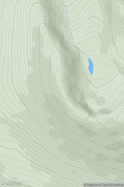 Thumbnail image for Suidheachan Fhinn showing contour plot for surrounding peak