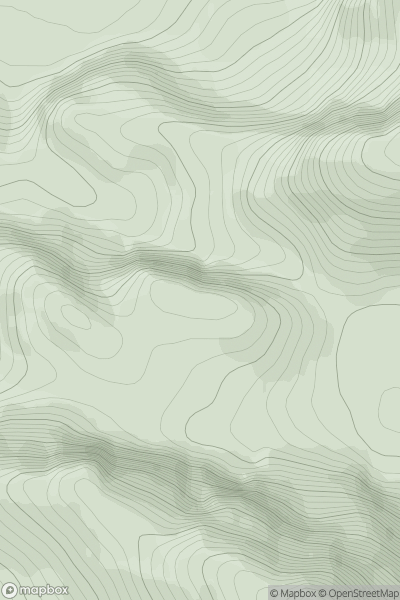 Thumbnail image for Stob Bealach a' Chuirn East Top showing contour plot for surrounding peak