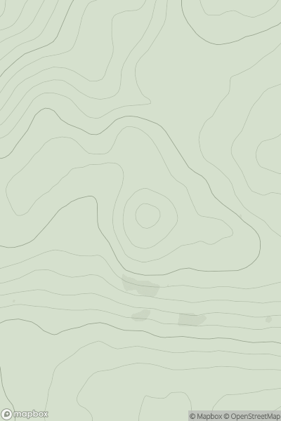 Thumbnail image for Meall Coire nan Gamha showing contour plot for surrounding peak
