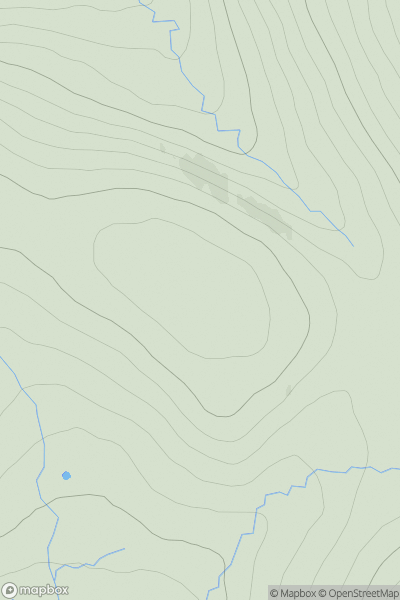 Thumbnail image for Drochaid a' Ghiubhais Li showing contour plot for surrounding peak