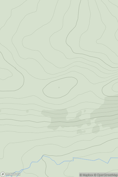 Thumbnail image for Meall Coire nan Gamha East Top showing contour plot for surrounding peak