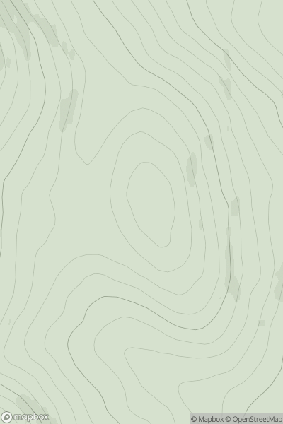 Thumbnail image for Meallan Caoruinn showing contour plot for surrounding peak
