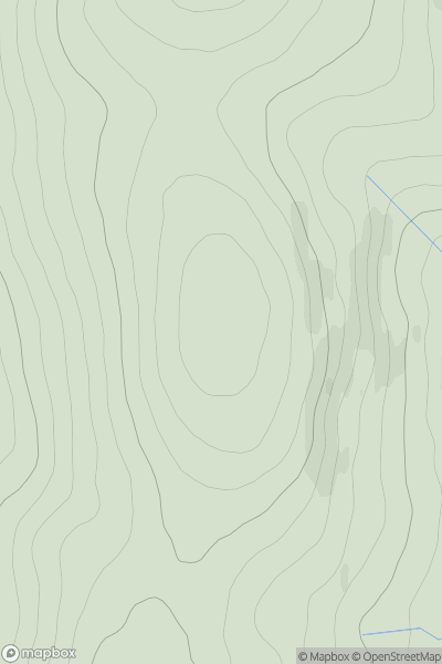 Thumbnail image for Carn Ban South Top showing contour plot for surrounding peak