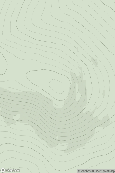 Thumbnail image for Meall Coire nan Laogh showing contour plot for surrounding peak