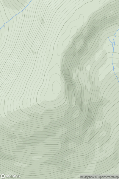 Thumbnail image for An Cearcallach showing contour plot for surrounding peak