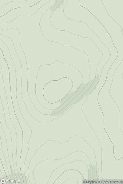 Thumbnail image for Beinn a' Chaisteil East Top showing contour plot for surrounding peak