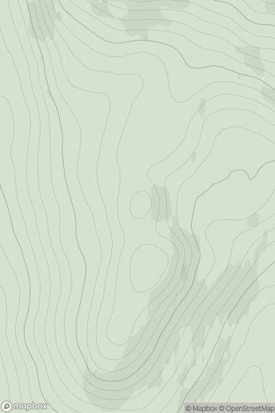 Thumbnail image for Cnoc nan Each Mor showing contour plot for surrounding peak