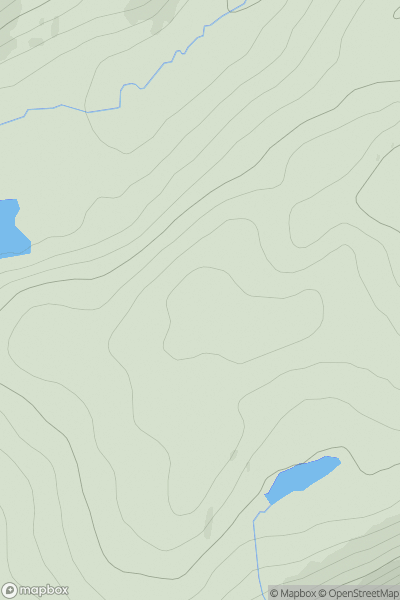 Thumbnail image for Carn Feur-lochan showing contour plot for surrounding peak