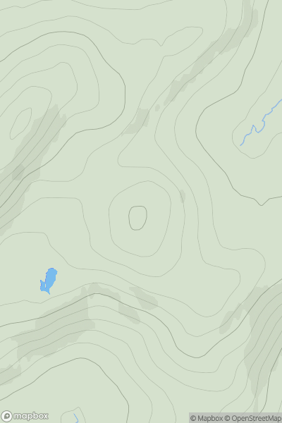 Thumbnail image for Carn Cas nan Gabhar SE Top showing contour plot for surrounding peak