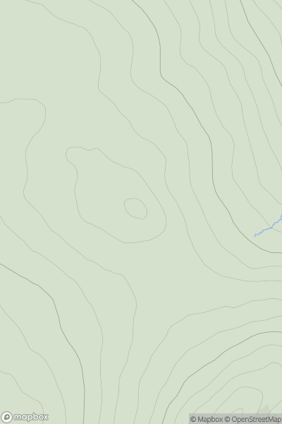 Thumbnail image for Clach nam Ban showing contour plot for surrounding peak