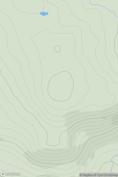 Thumbnail image for Carn Sonraichte showing contour plot for surrounding peak