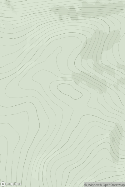 Thumbnail image for Carn a' Bhealaich showing contour plot for surrounding peak