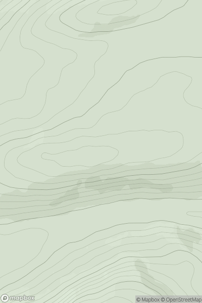 Thumbnail image for Na Dromannain Dubha showing contour plot for surrounding peak
