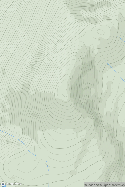 Thumbnail image for Ben Oss showing contour plot for surrounding peak