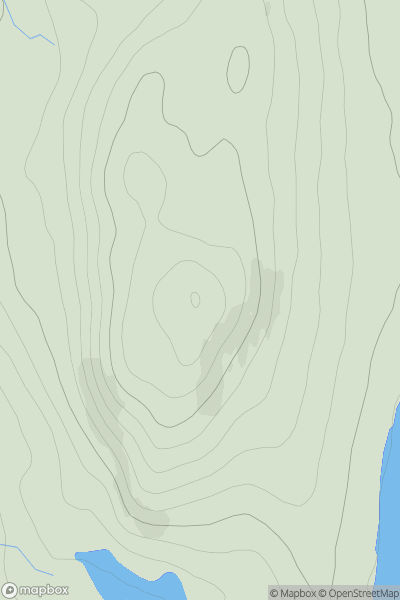 Thumbnail image for Ben Blandy showing contour plot for surrounding peak