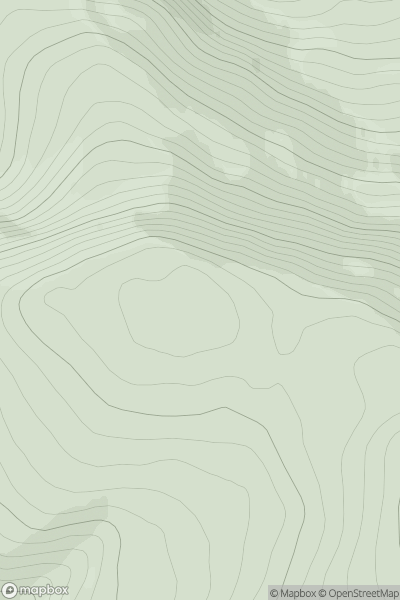 Thumbnail image for Meall Ard showing contour plot for surrounding peak