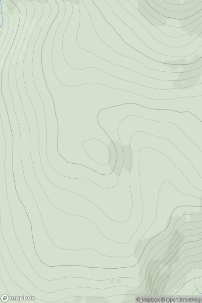 Thumbnail image for Meall a' Bhealaich Easaich showing contour plot for surrounding peak