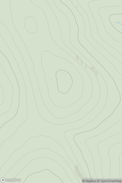 Thumbnail image for Carn Garbh South Top showing contour plot for surrounding peak