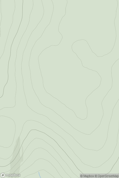 Thumbnail image for Meall an Fhuarain SW Top showing contour plot for surrounding peak