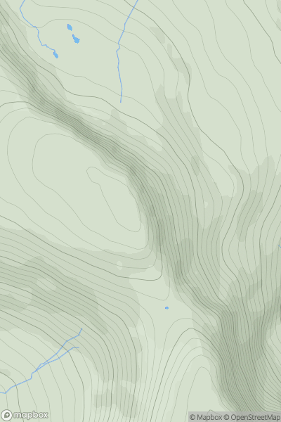 Thumbnail image for Flasvein showing contour plot for surrounding peak