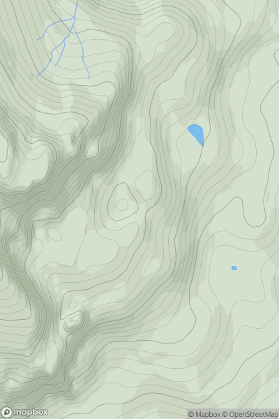 Thumbnail image for Old Man of Storr showing contour plot for surrounding peak