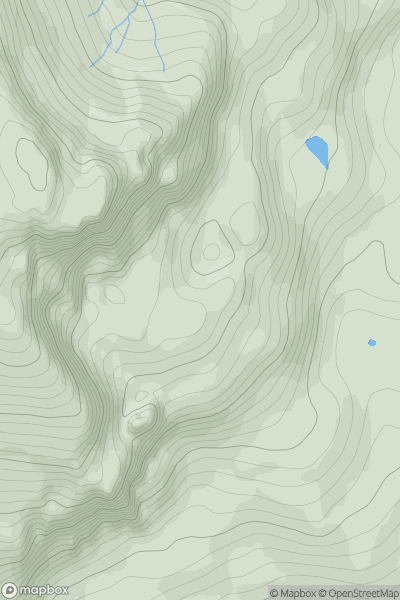 Thumbnail image for The Cathedral showing contour plot for surrounding peak
