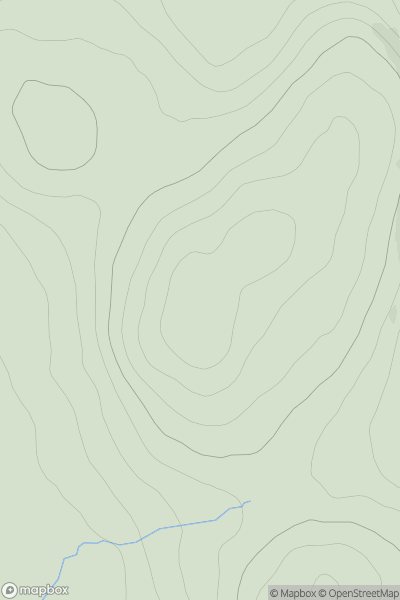 Thumbnail image for Ben Uigshader showing contour plot for surrounding peak