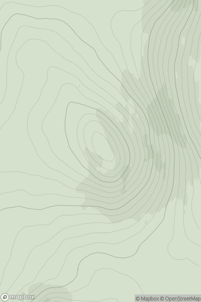 Thumbnail image for Cruach nan Con showing contour plot for surrounding peak