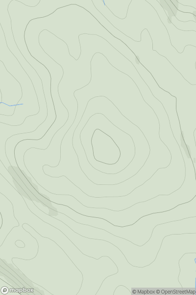 Thumbnail image for Meall an Inbhire showing contour plot for surrounding peak