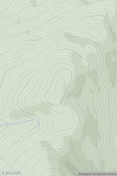 Thumbnail image for Seann Chruach showing contour plot for surrounding peak