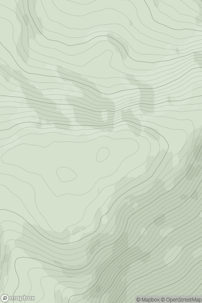 Thumbnail image for Monadh Leathann showing contour plot for surrounding peak