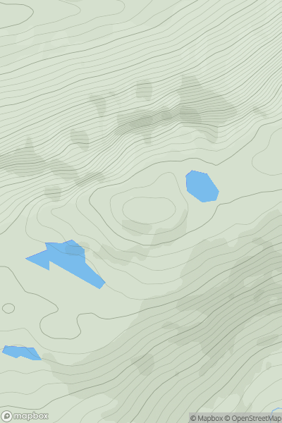 Thumbnail image for Meall Lochan Mhic Gille Dhuibh showing contour plot for surrounding peak