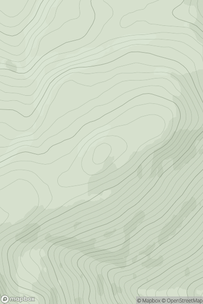 Thumbnail image for Meall nan Maigheach showing contour plot for surrounding peak