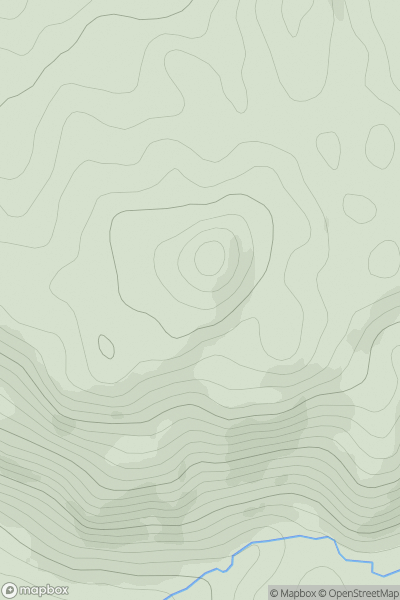 Thumbnail image for Torr Dhamh showing contour plot for surrounding peak