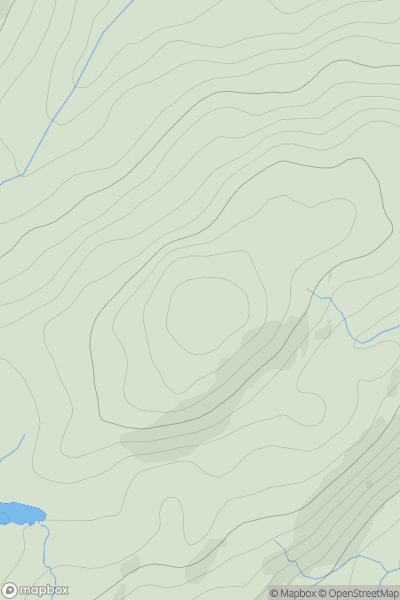 Thumbnail image for Cnoc Glas (Cnoc Anma) showing contour plot for surrounding peak