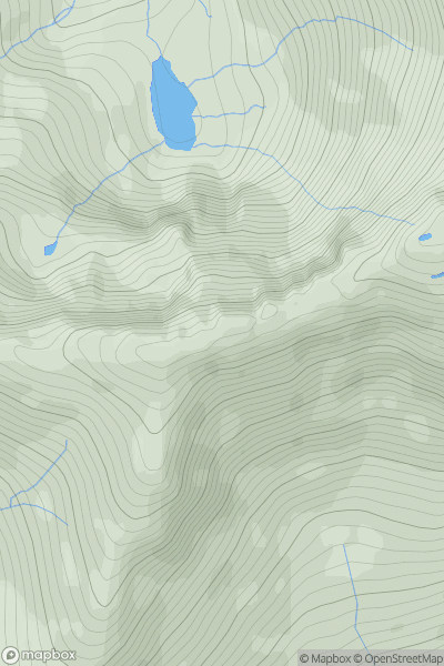 Thumbnail image for The Saddle West Top showing contour plot for surrounding peak