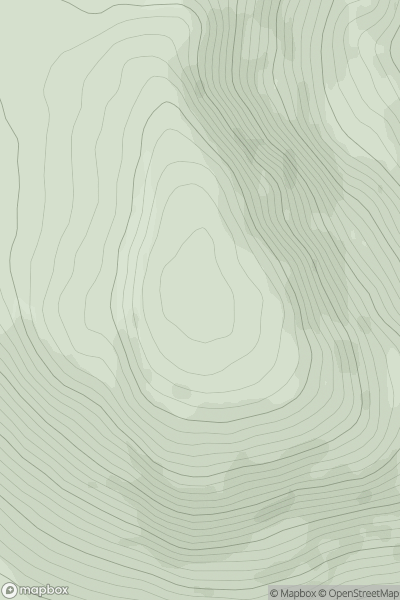 Thumbnail image for Stronchullin Hill showing contour plot for surrounding peak