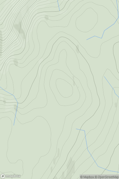 Thumbnail image for Bishop's Seat showing contour plot for surrounding peak