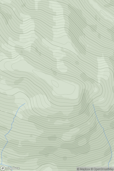 Thumbnail image for Stob Liath showing contour plot for surrounding peak