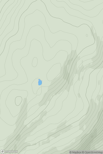 Thumbnail image for Cruach an Lochain NE Top showing contour plot for surrounding peak